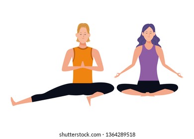 couple yoga poses