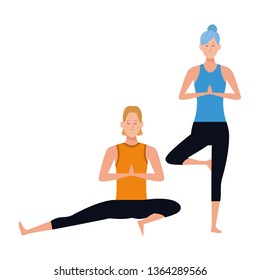 couple yoga poses