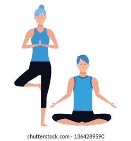 couple yoga poses