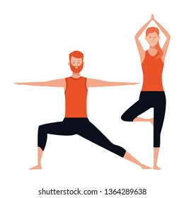 couple yoga poses