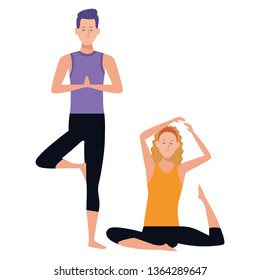 couple yoga poses