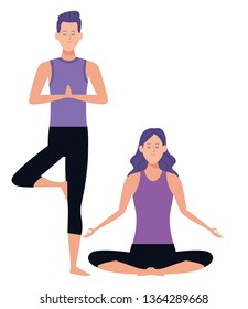 couple yoga poses
