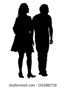 Couple of young guy and girl on white background
