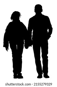 Couple of young guy and girl on white background