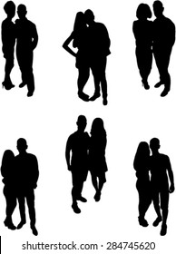 couples collection 4 vector