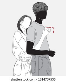 Couples and drinking water. They both show love.