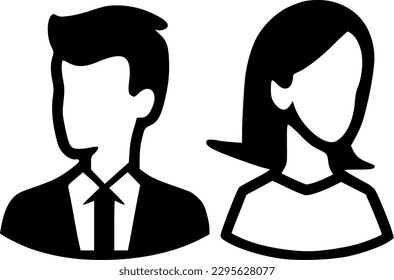 Couples - High Quality Vector Logo - Vector illustration ideal for T-shirt graphic