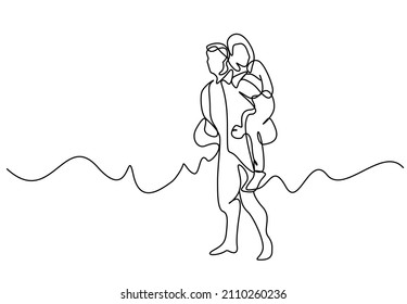 couples in love spending happy and peaceful moments together drawing concept design
