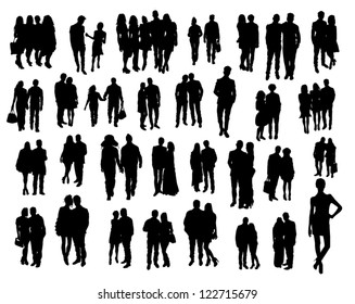Couples silhouettes