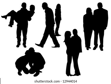 Couples Silhouettes