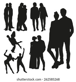 Couples silhouettes