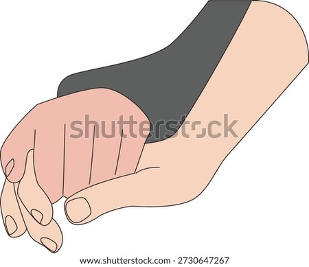 Couples Valentine love care affection illustration