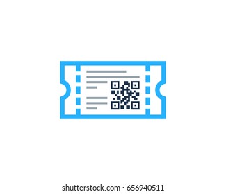 Coupon Barcode Icon Logo Design Element