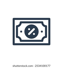 Coupon for Black Friday Vector Icon
