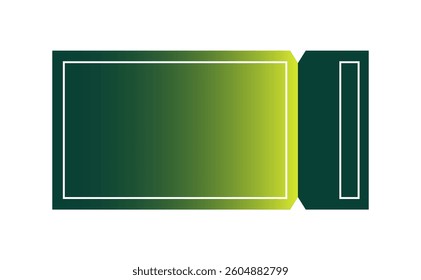 Coupon claim pop up in gradient color style. Voucher template vector illustration.