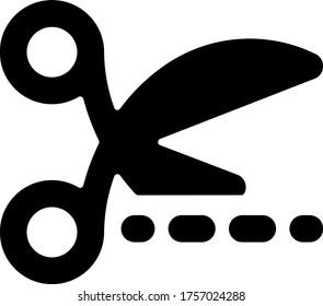 vector de icono de corte de cupones para webs y aplicaciones