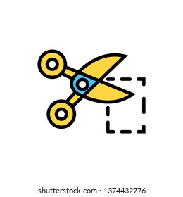 Coupon cutter icon- coupon cutter full editable vector icon for website or mobile.