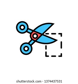 Coupon cutter icon- coupon cutter full editable vector icon for website or mobile.