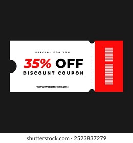 Coupon, discount coupon, gift voucher, coupon book