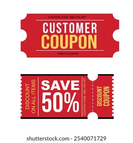Cupón, Cupón Guardar de descuento, Cupón Guardar de descuento del 20%, Cupón de descuento del 50% 