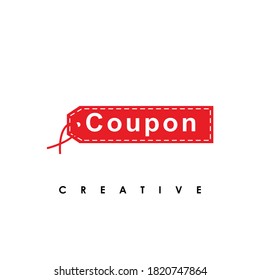 COUPON FASHION TICKET CARD element template for graphics design. Vector illustration
