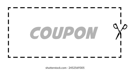 Schwarze Linienfarbe in flachem Coupon isoliert