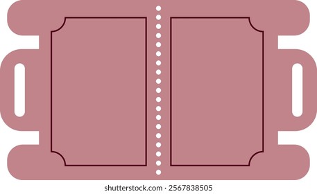 Coupon Frame Pattern Vector Illustration