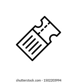 Coupon Icon , Best Template Business Logo Design Emblem Isolated Illustration , Movie Film Cinema office media , Outline Solid Bakcground White 

