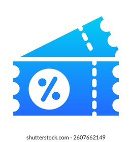 Coupon Icon Element for Design