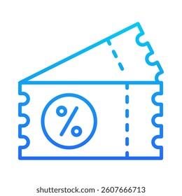 Coupon Icon Element for Design