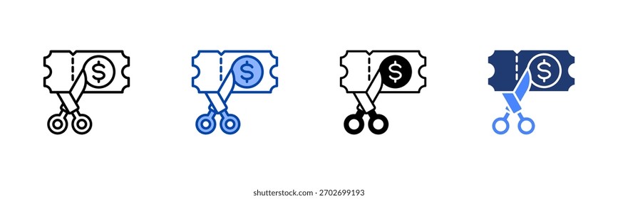 Coupon-Symbol Set mehrere Stilkollektion