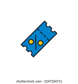 Coupon icon vector design templates	