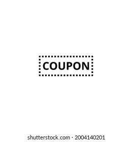 Coupon-Icon-Vektor, Rabattgutschein, Ticket