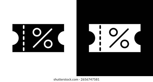 Ícone de cupom Gráficos escalonáveis por vetor
