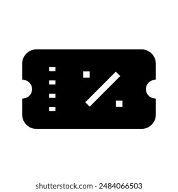Icono de Cupón Ilustración de diseño de símbolo de Vector