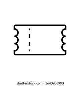 coupon line art vector icon - ui icon vector