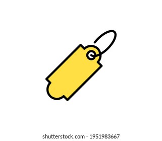 Coupon line icon. Vector symbol in trendy flat style on white background. Commerce sing for design.