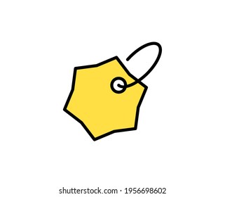 Coupon line icon. Vector symbol in trendy flat style on white background. Commerce sing for design.