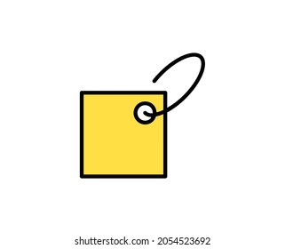 Coupon line icon. Vector symbol in trendy flat style on white background. Commerce sing for design.