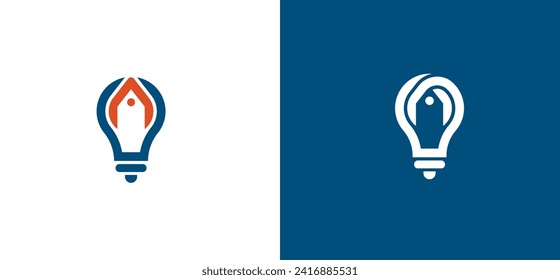 Coupon Price Tag with Bulb Light Logo