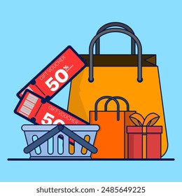 Concepto de promoción de Cupón. Cupones de descuento, vales de regalo, libros de Cupón, tarjetas de descuento con promociones de código de Cupón. Los Precios especiales de Premium ofrecen Cupones de ventas. Bono regalo.