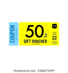 Coupon promotion sale. Big sale and super sale coupon discount. Coupon discount with vector illustration