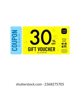 Coupon promotion sale. Big sale and super sale coupon discount. Coupon discount with vector illustration