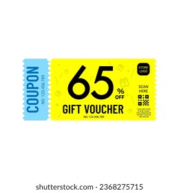 Coupon promotion sale. Big sale and super sale coupon discount. Coupon discount with vector illustration