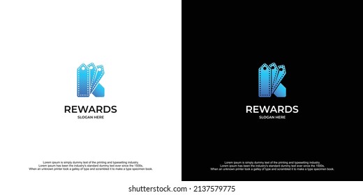 Coupon Rewards Creative Logo Design.