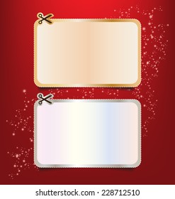 Coupon sale, offers and promotions vector template.