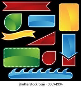 coupon shape set color