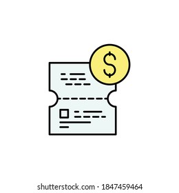 coupon, shopping line icon. Elements of black friday and sales icon. Premium quality graphic design icon. Can be used for web, logo, mobile app, UI, UX on white background