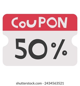 COUPON Single 11 cute on a white background, vector illustration.