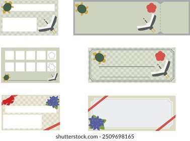 Coupon template set with Respect for the Aged Day image